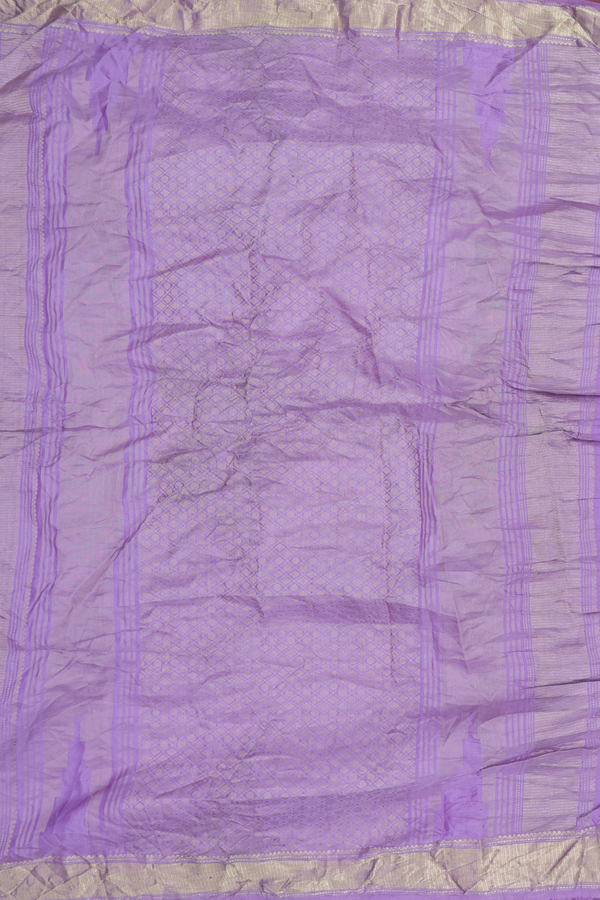 Bandhani Silk Saree In Purple With Tie And Dye Design