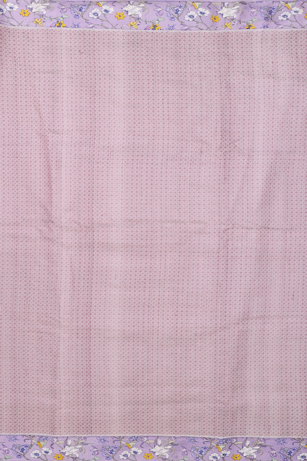 Kanchipuram Silk Saree In Purple With Jacquard Design