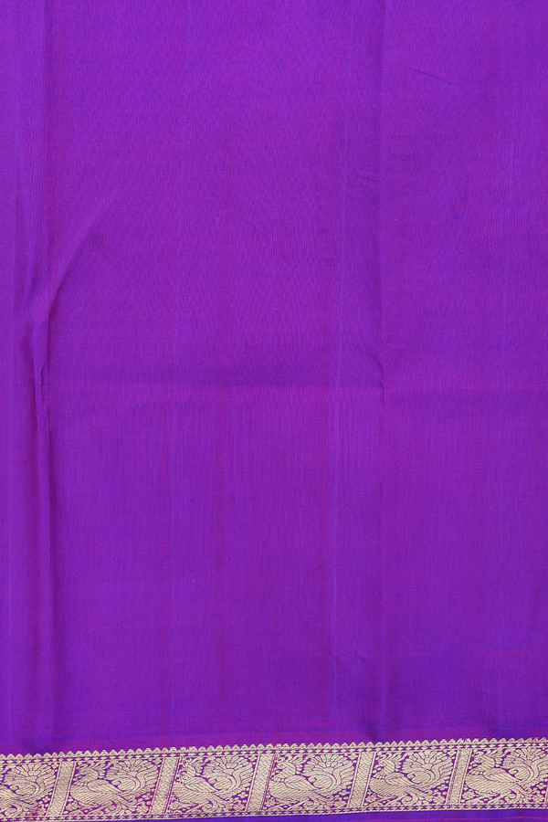 Kanchipuram Silk Saree In Pink With Floral Printed Design