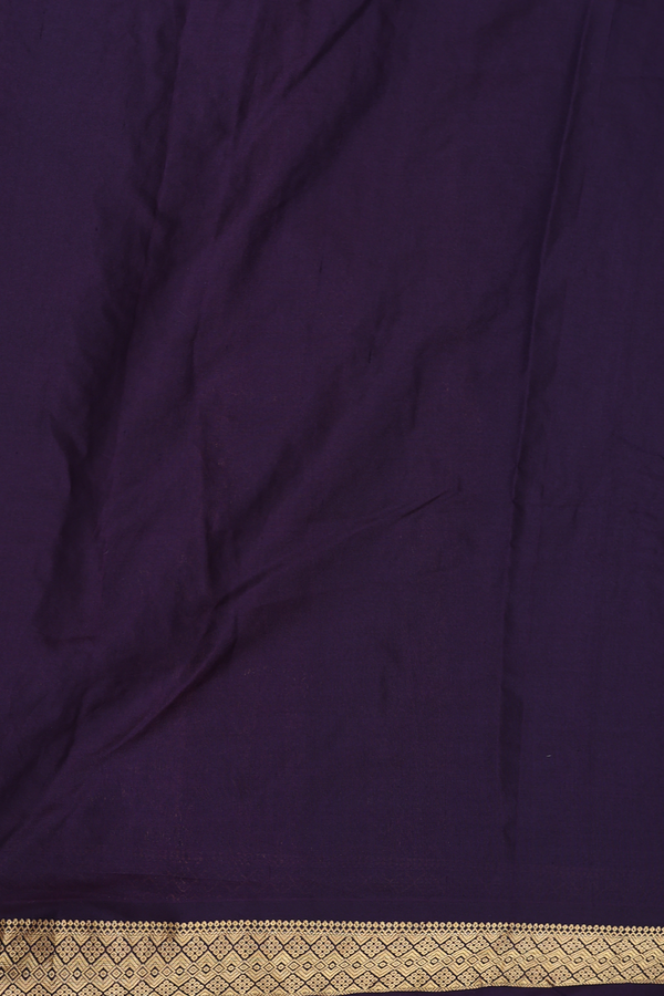 Bandhani Silk Saree In Deep Purple With Tie And Dye Design