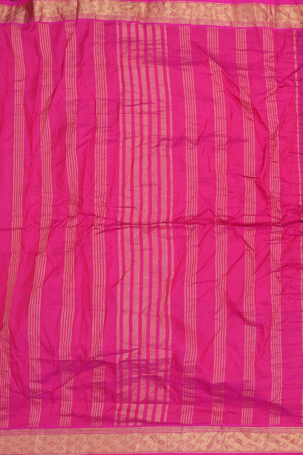 Bandhani Silk Saree In Bright Orange With Tie And Dye Design