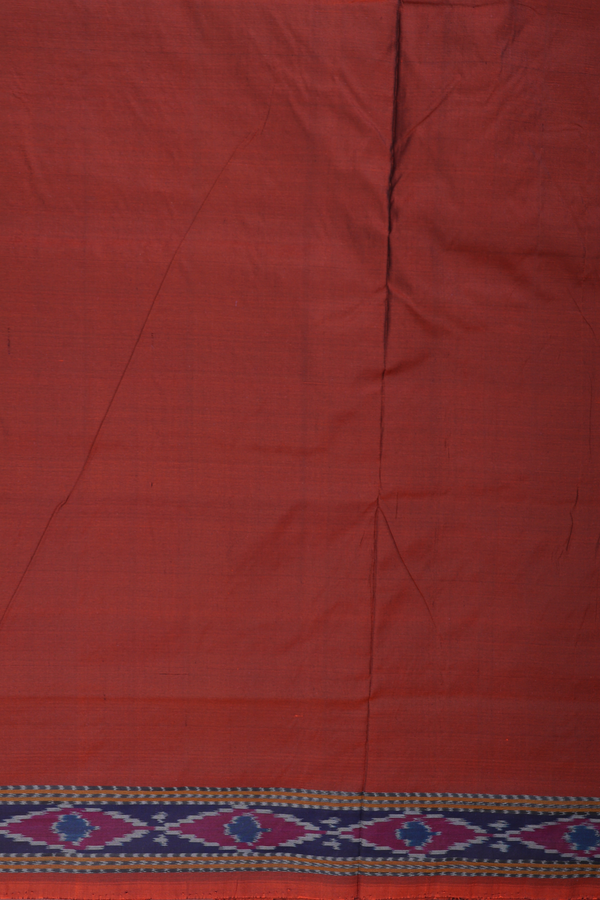 Pochampally Silk Saree In Black With Allover Design