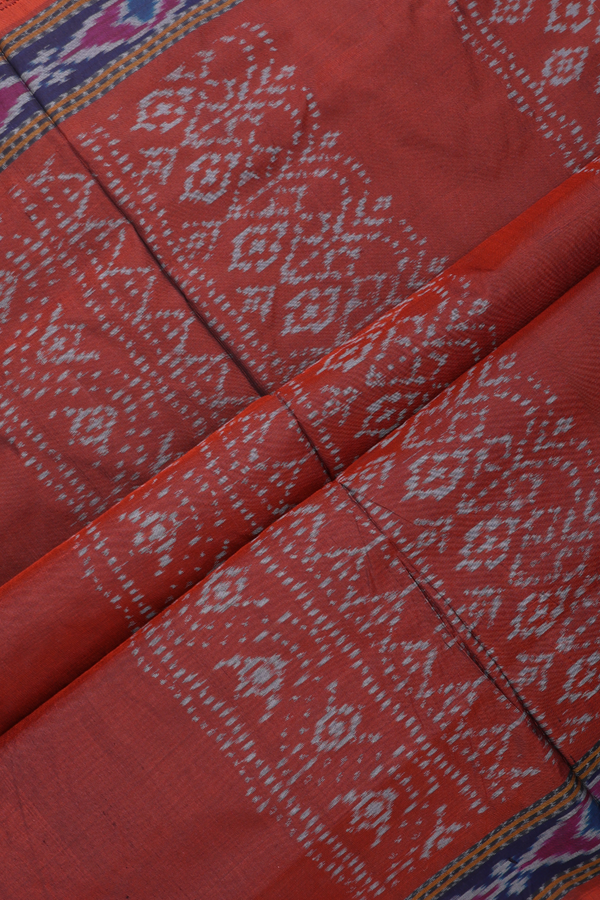 Pochampally Silk Saree In Black With Allover Design