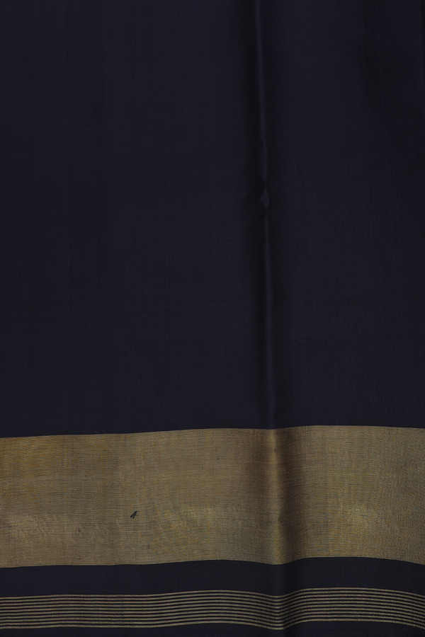 Patola Silk Saree In Black With Ikat Design