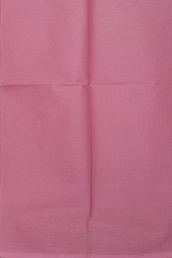 Hyderabad Cotton Saree In Mulberry With Floral Buttas