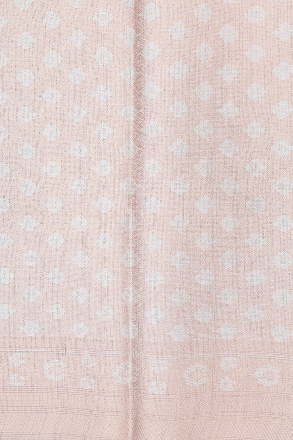 Kota Cotton Saree In Cream And Yellow With Stripes Design