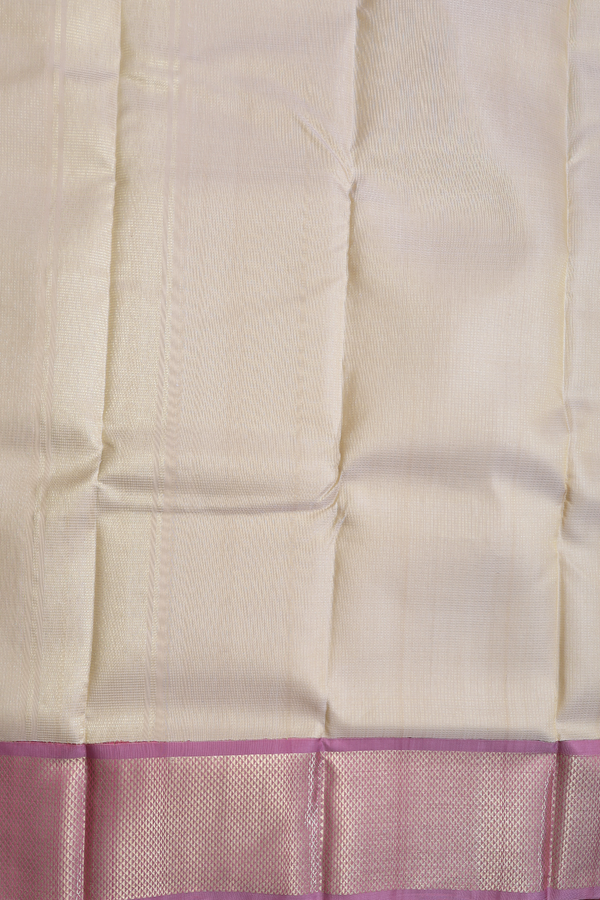 Stripes Design Brown Silk Dhoti With Angavastram Set