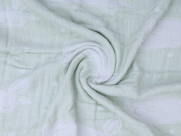 Pink And Green Set Of 2 Linen Cotton Towel