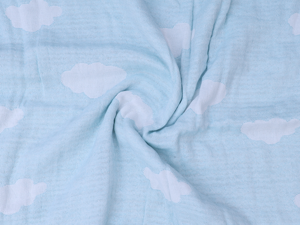 Blue And Yellow Set Of 2 Linen Cotton Towel