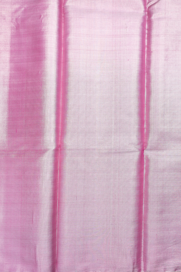 Kanchipuram Silk Saree In Grey Tissue With Allover Design