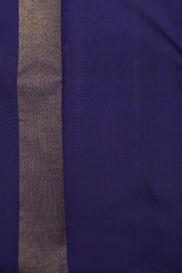 Kanchipuram Silk Saree In Pink With Stripes Design