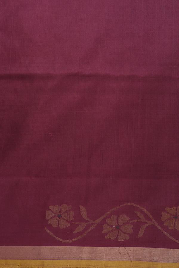 Uppada Silk Saree In Berry Red With Allover Buttas