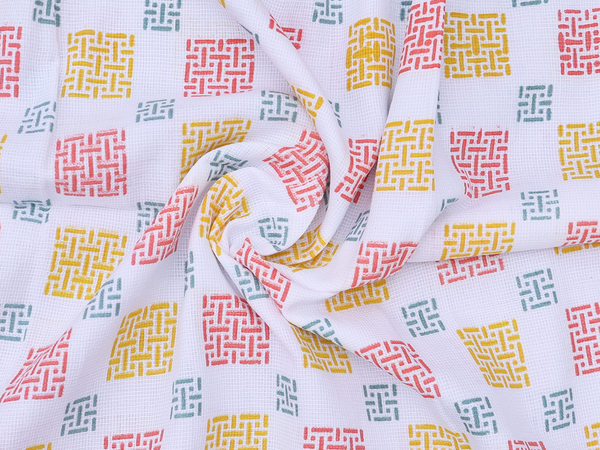 Multicolor Set Of 3 Cotton Towel