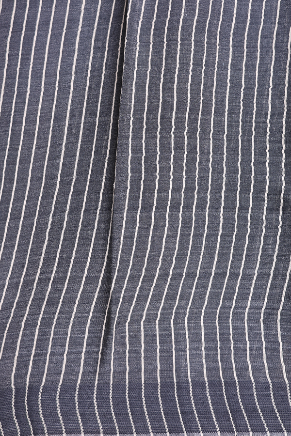Tussar Silk Saree In Coffee Brown With Printed Design