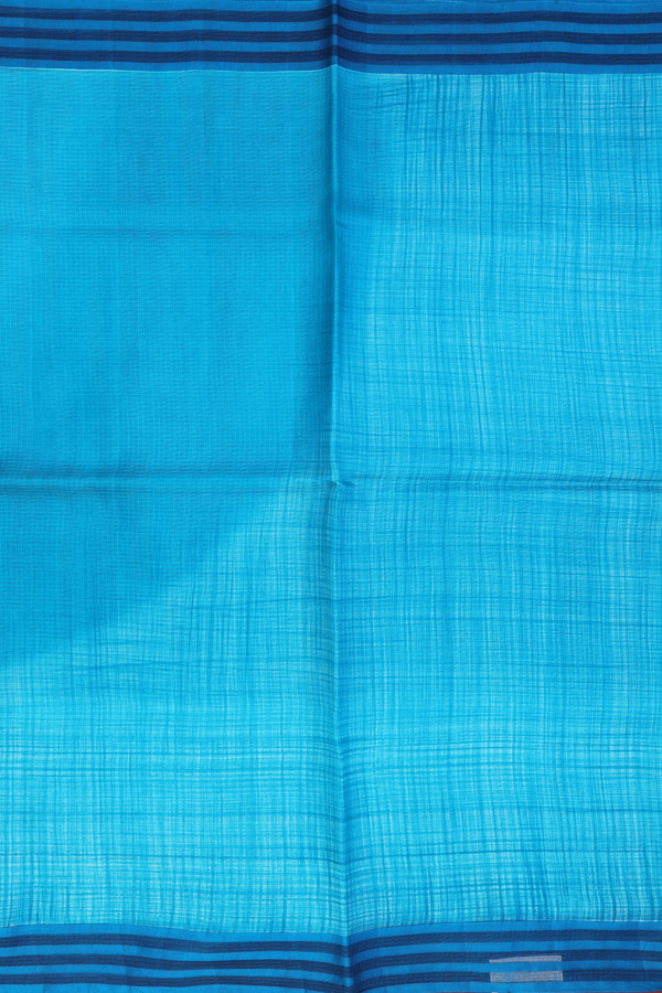 Kota Silk Saree In Blue With Light Weighted