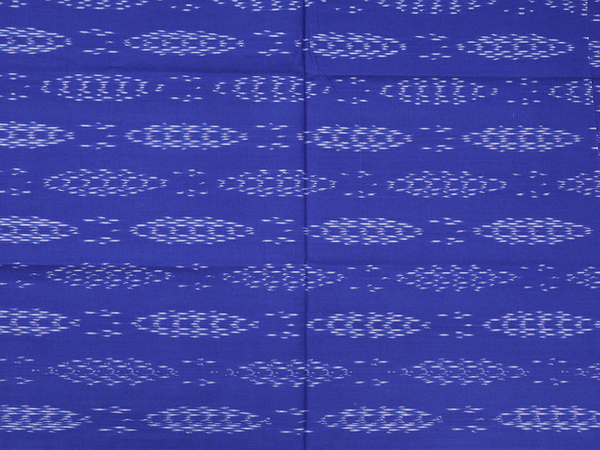 Printed Design Royal Blue Cotton Unstitched Salwar Material