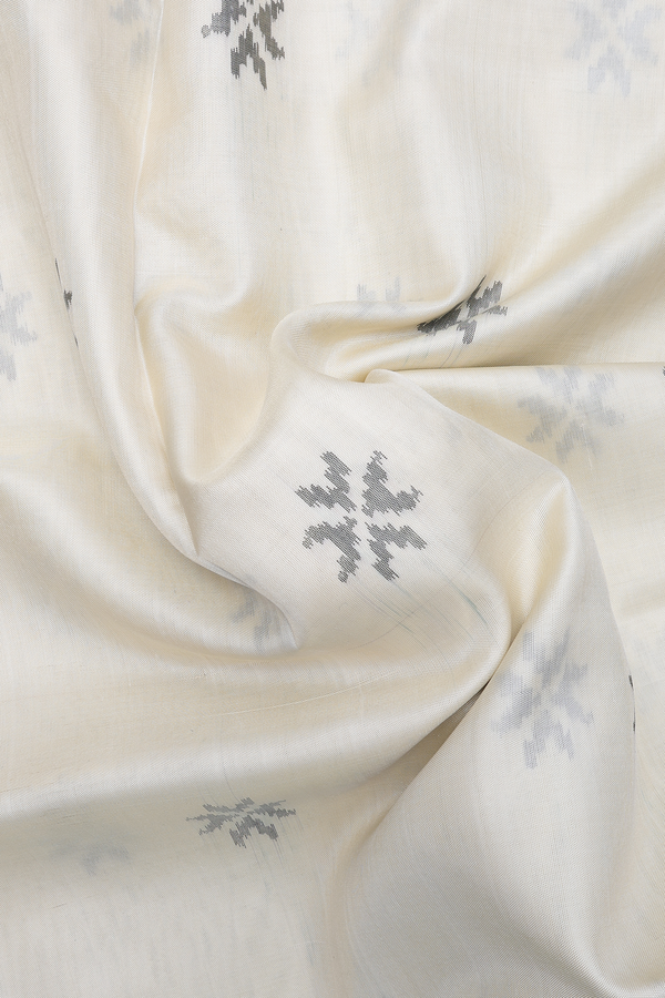 Patola Silk Saree In Beige With Printed Buttas