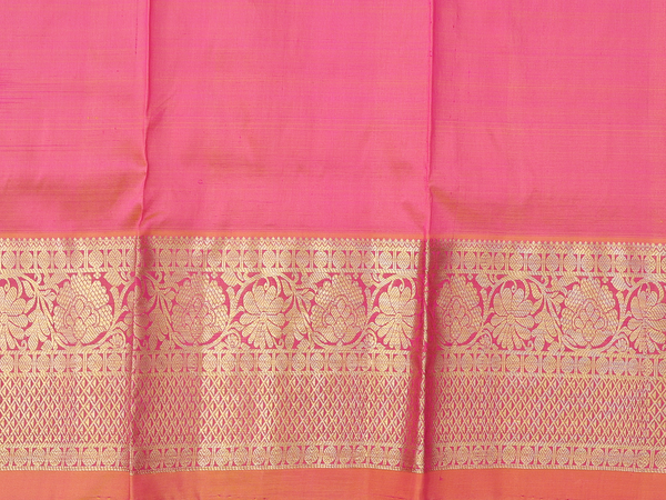 Zari Buttis Magenta Kanchipuram Pavadai Sattai Material
