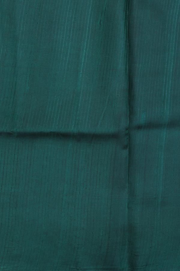 Raw Silk Saree In Crimson Red With Floral Buttas