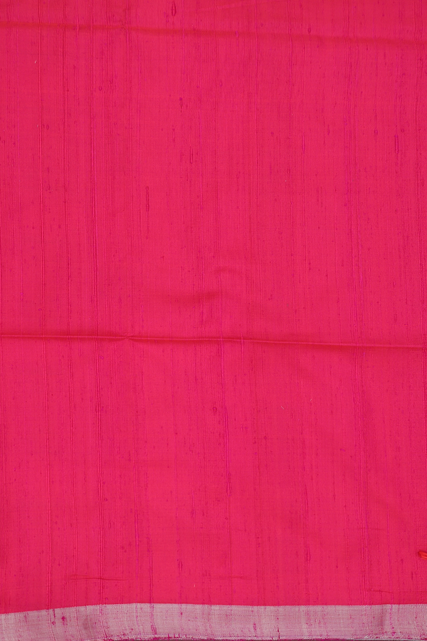 Soft Silk Saree In Magenta With Zari Buttas