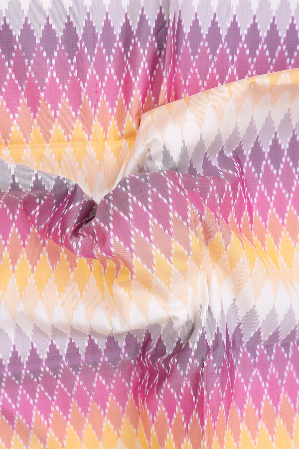 Pochampally Silk Saree In Multicolor With Printed Design
