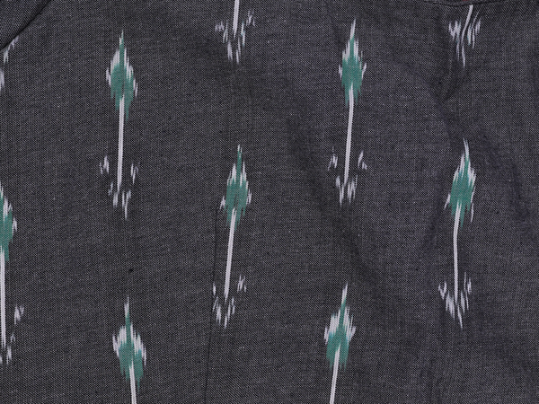 Printed Design Grey Cotton Readymade Blouse