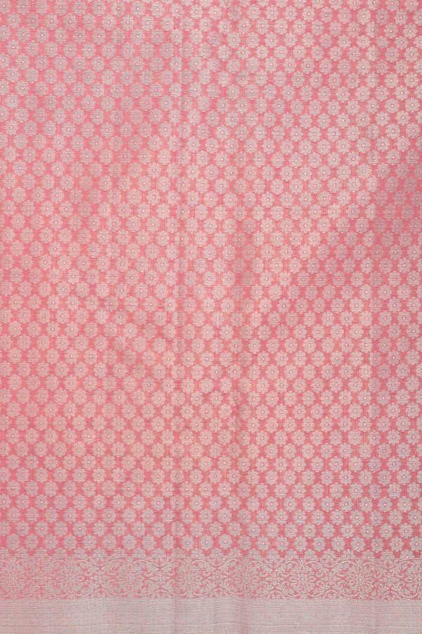 Kota Cotton In Peach Pink With Allover Buttas