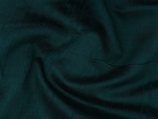 Chamki Work Forest Green Raw Silk Readymade Blouse