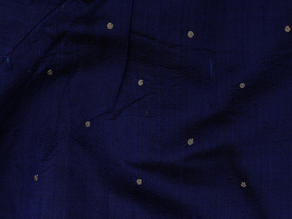 Zari Buttis Oxford Blue Raw Silk Readymade Blouse