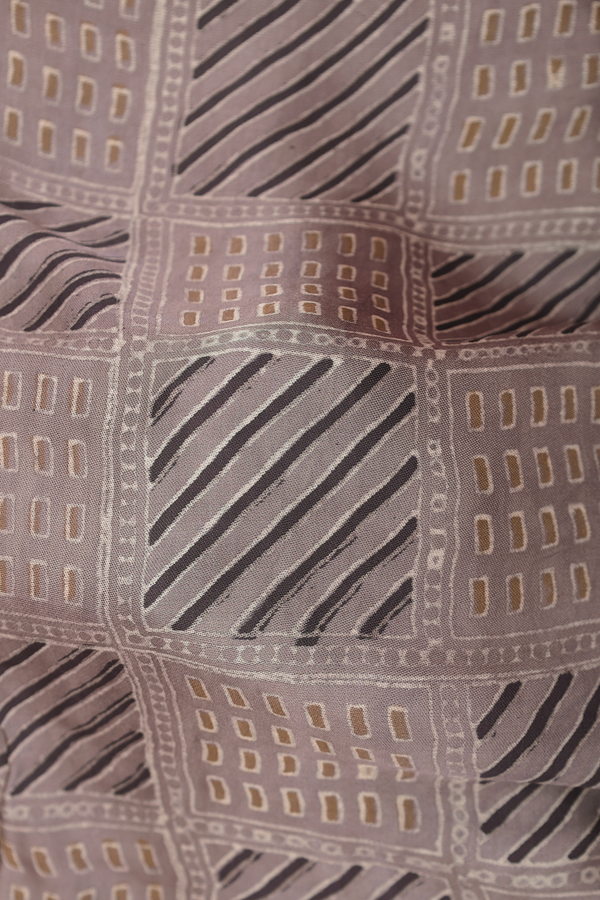 Modal Silk Saree In Brown With Printed Design