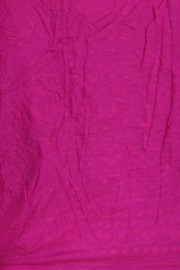 Bandhani Silk Saree In Dusty Brown With Tie And Dye Design