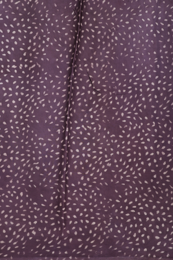 Modal Silk Saree In Dark Oak Brown With Printed Design