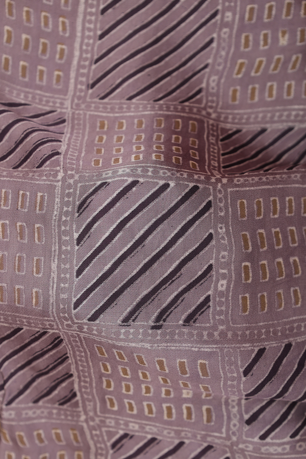 Modal Silk Saree In Brown With Printed Design