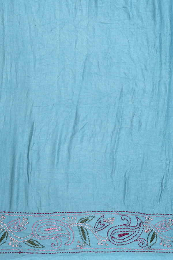 Bandhani Silk Saree In Teal Blue With Tie And Dye Design