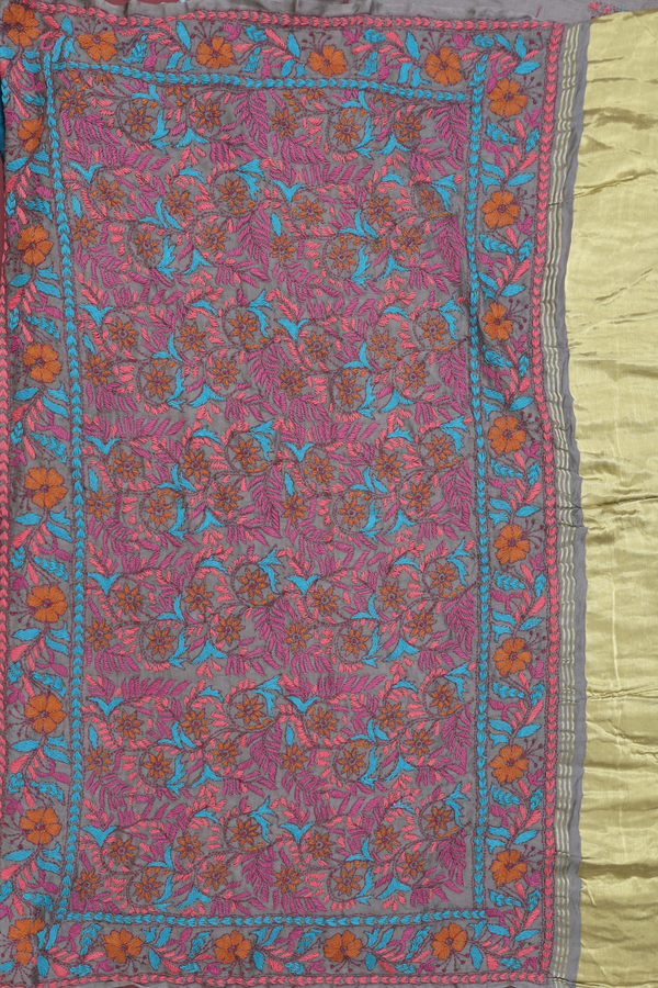 Bandhani Silk Saree Dark Teal Blue With Tie And Dye Design