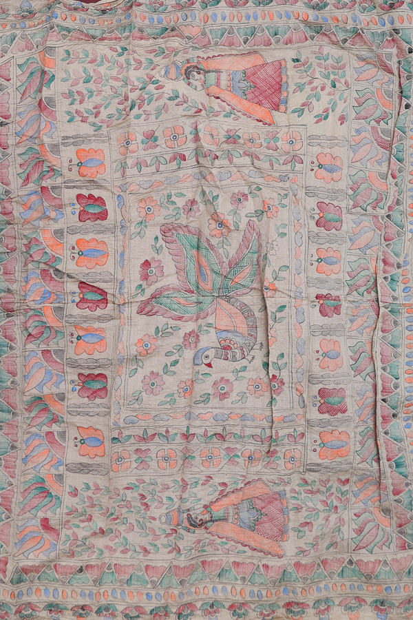 Bandhani Silk Saree In Grape Purple With Tie And Dye Design