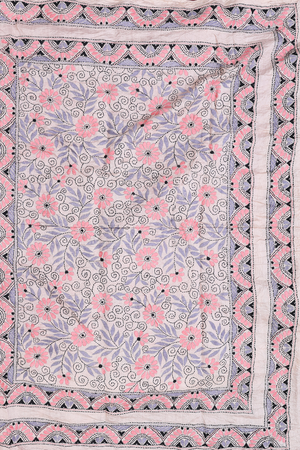 Bandhani Silk Saree In Orchid Purple With Tie And Dye Design