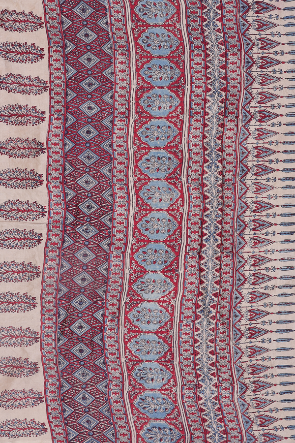 Bandhani Silk Saree In Rust Orange With Tie And Dye Design