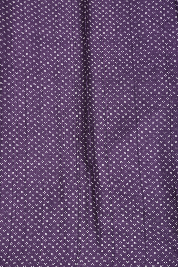 Tussar Silk Saree In Purple With Printed Design