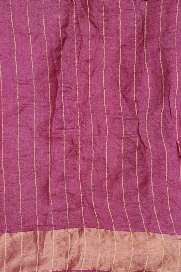 Bandhani Silk Saree In  Dark Mulberry With Tie And Dye Design