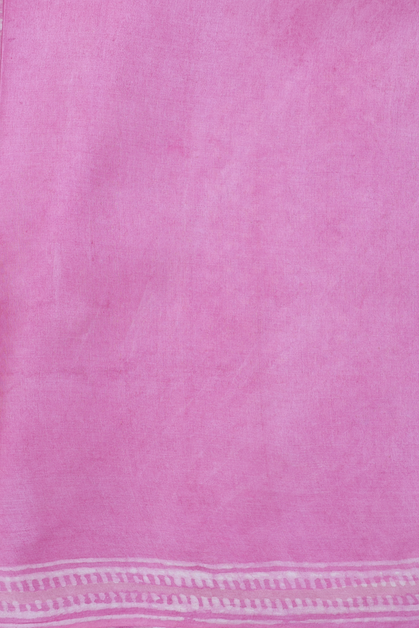 Tussar Silk Saree In Pink With Printed Design