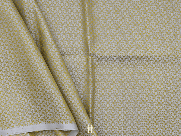 Jacquard Pattern Dual Tone Kanchipuram Silk Blouse Material