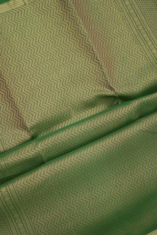 Jacquard Pattern Dual Tone Kanchipuram Silk Saree