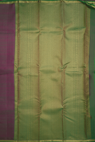 Jacquard Pattern Dual Tone Kanchipuram Silk Saree