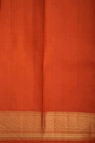 Jacquard Pattern Green And Brown Kanchipuram Silk Saree