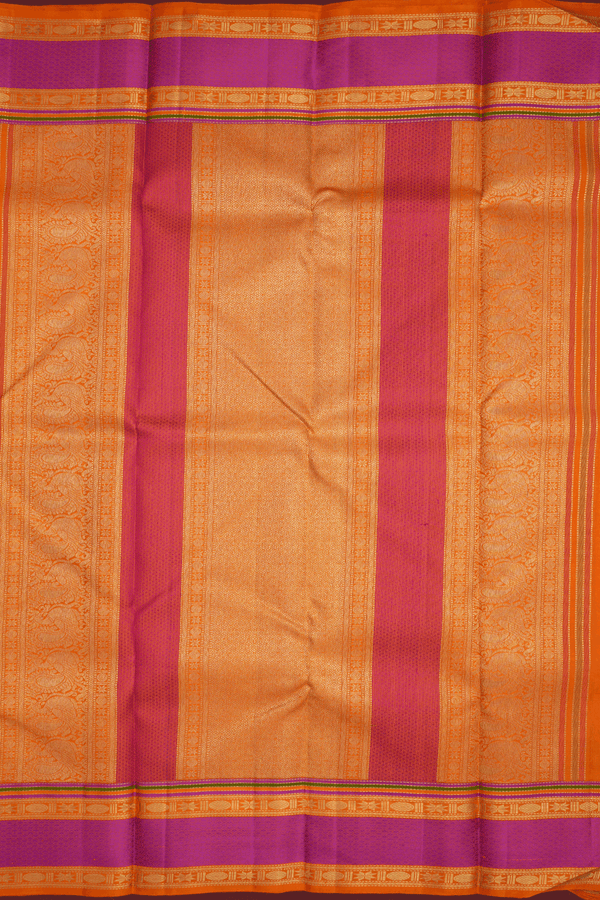 Jacquard Pattern Royal Blue Kanchipuram Silk Saree