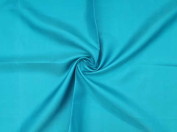 Jacquard Pattern Turquoise Blue Kanchipuram Blouse Material