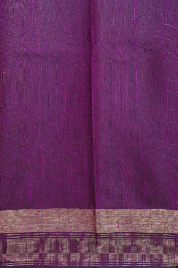 Jute Saree In Crimson Red With Allover Buttas
