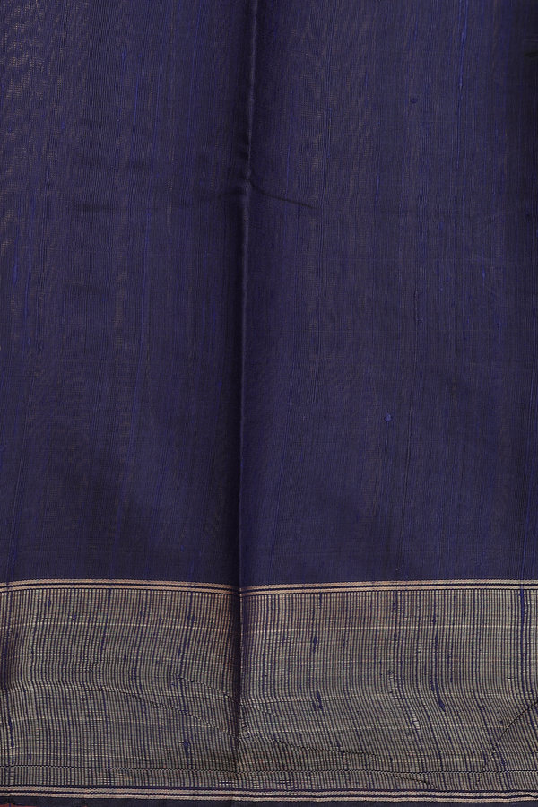 Jute Saree In Crimson Red With Stripes Design