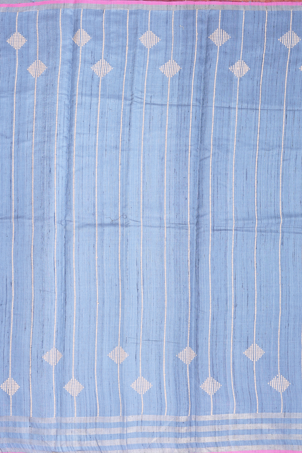 Jute Saree In Maroon With Threadwork Design